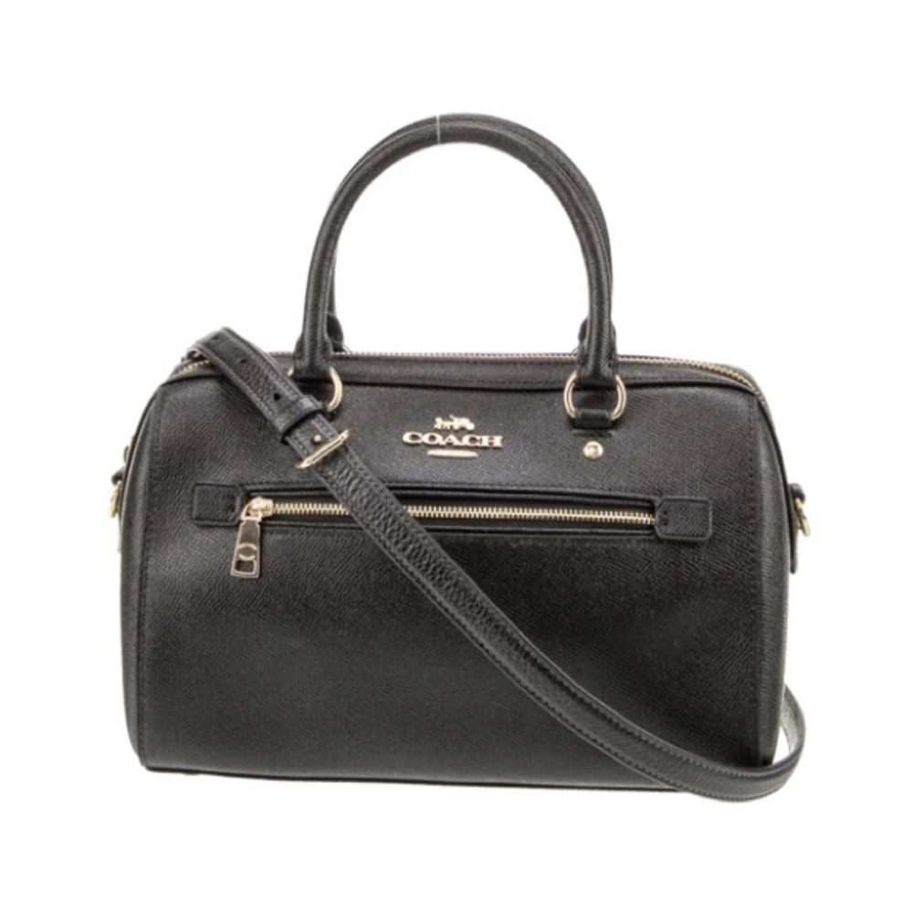Coach Black Leather Women's Bag